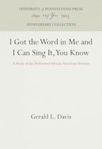 I Got the Word in Me and I Can Sing It, You Know
